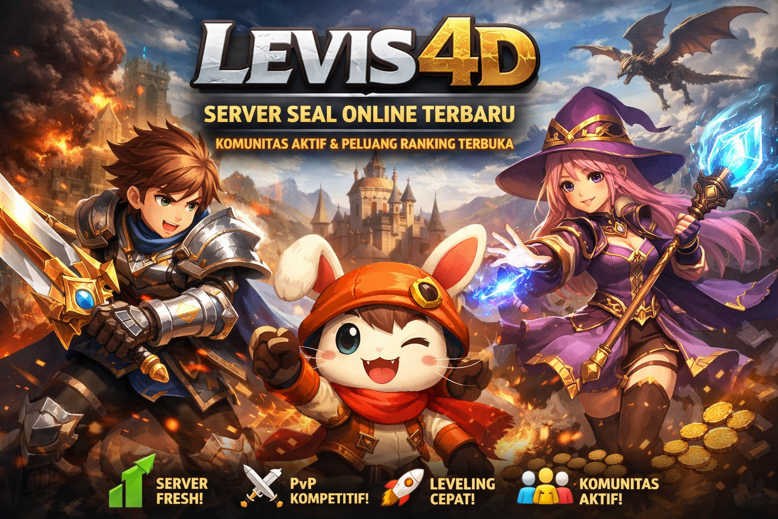 LEVIS4D Seal Online Server Background