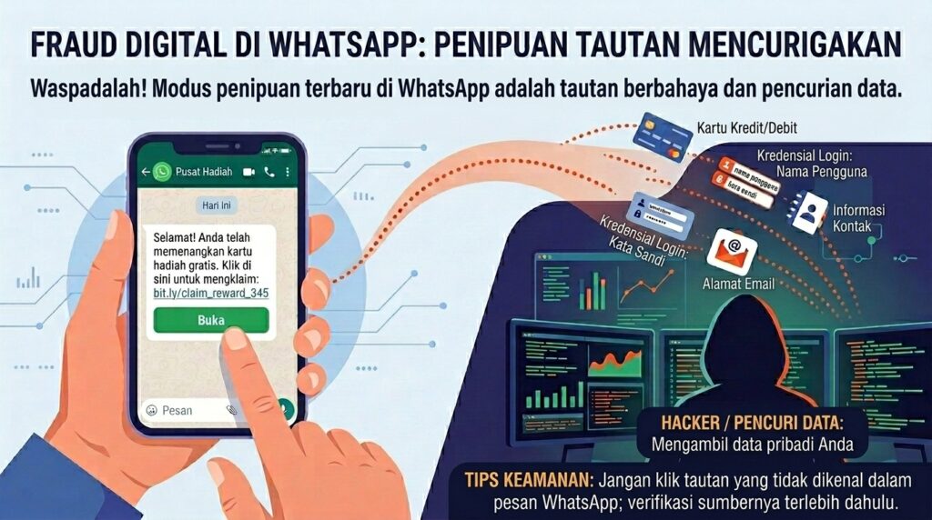 Waspada! Modus Penipuan WhatsApp Terbaru Menyebar