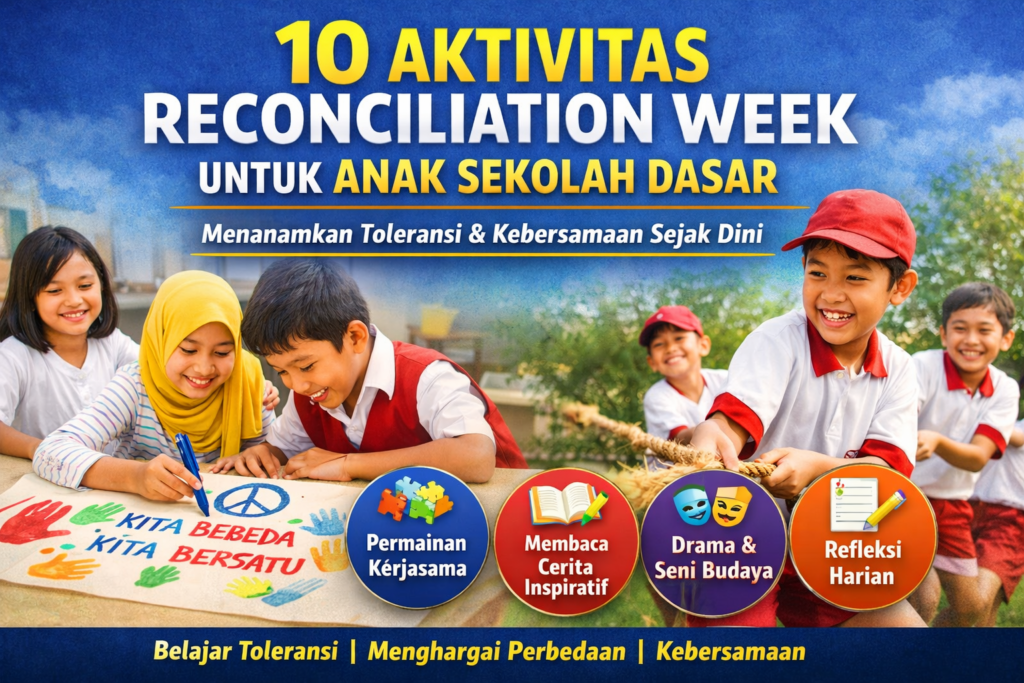 Tanamkan Toleransi Sejak Dini: 10 Aktivitas Reconciliation Week untuk Anak SD