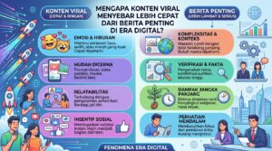 Konten Hiburan Mendominasi, Fakta Tergeser