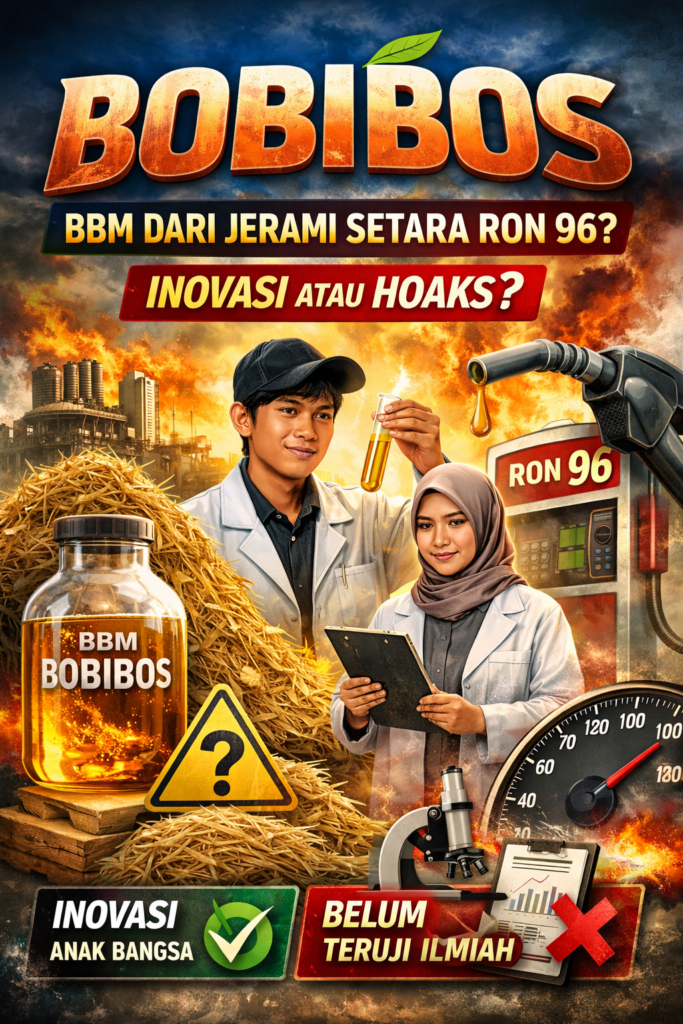 Bobibos: BBM dari Jerami yang Diklaim Setara RON Tinggi, Inovasi atau Sekadar Viral?