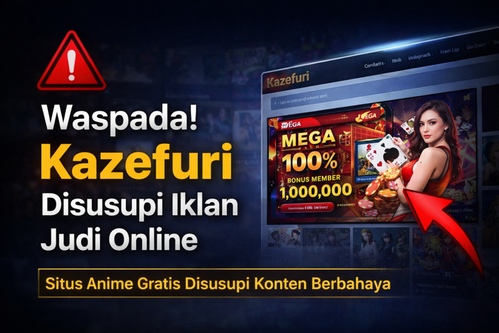 Waspada! Kazefuri Disusupi Iklan Judi Online