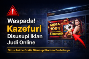 Waspada! Kazefuri Disusupi Iklan Judi Online