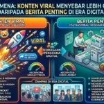 konten viral mengalahkan berita fakta di media digital
