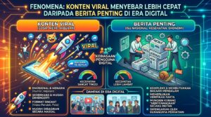 konten viral mengalahkan berita fakta di media digital