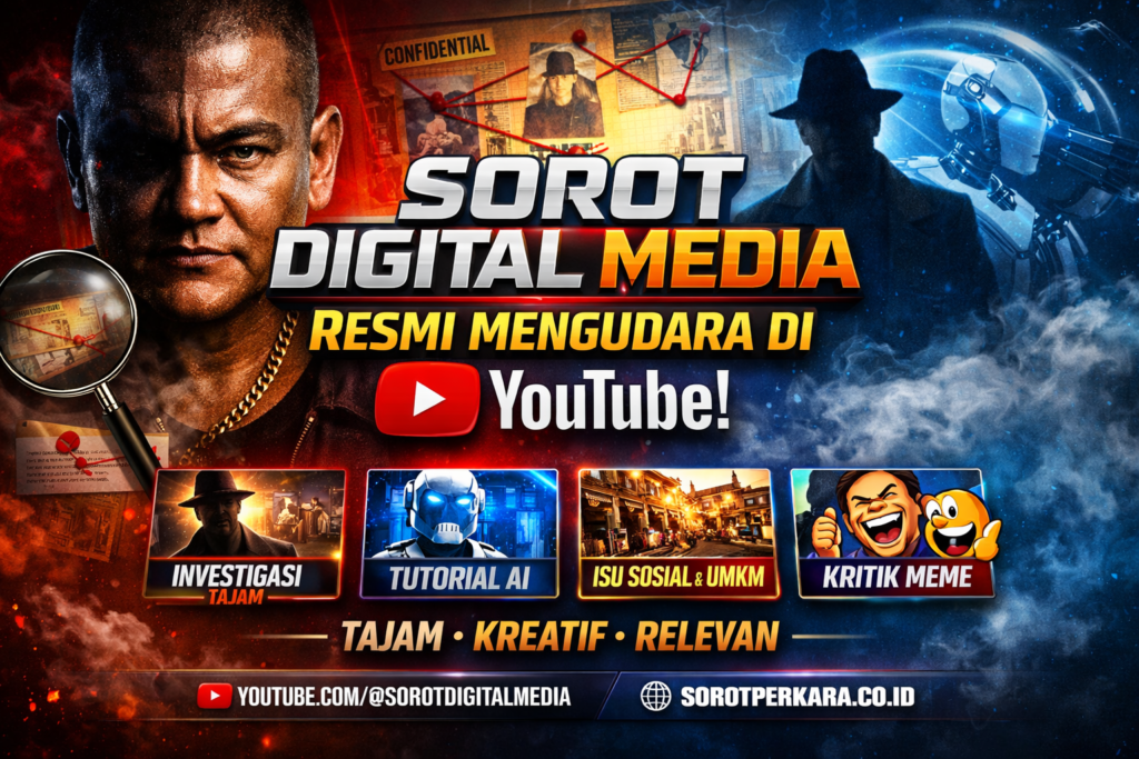 Sorot Digital Media Resmi Mengudara di YouTube