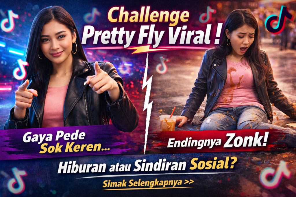 Challenge Pretty Fly Viral, Netizen Soroti Gaya Pede yang Berujung Zonk