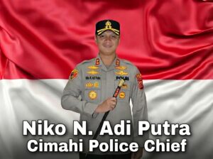 Kapolres Cimahi AKBP Niko N Adi Putra saat memimpin kegiatan kepolisian di Cimahi
