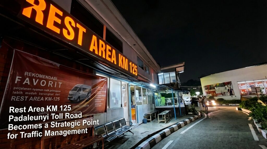 Rest Area KM 125 Tol Padaleunyi: Titik Strategis Pengaturan Lalu Lintas di Cimahi