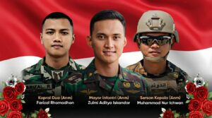 Tiga prajurit TNI yang gugur di Lebanon dalam misi perdamaian dunia yaitu Kopral Dua Farizal Rhomadhon, Mayor Infanteri Zulmi Aditya Iskandar, dan Sersan Kepala Muhammad Nur Ichwan
